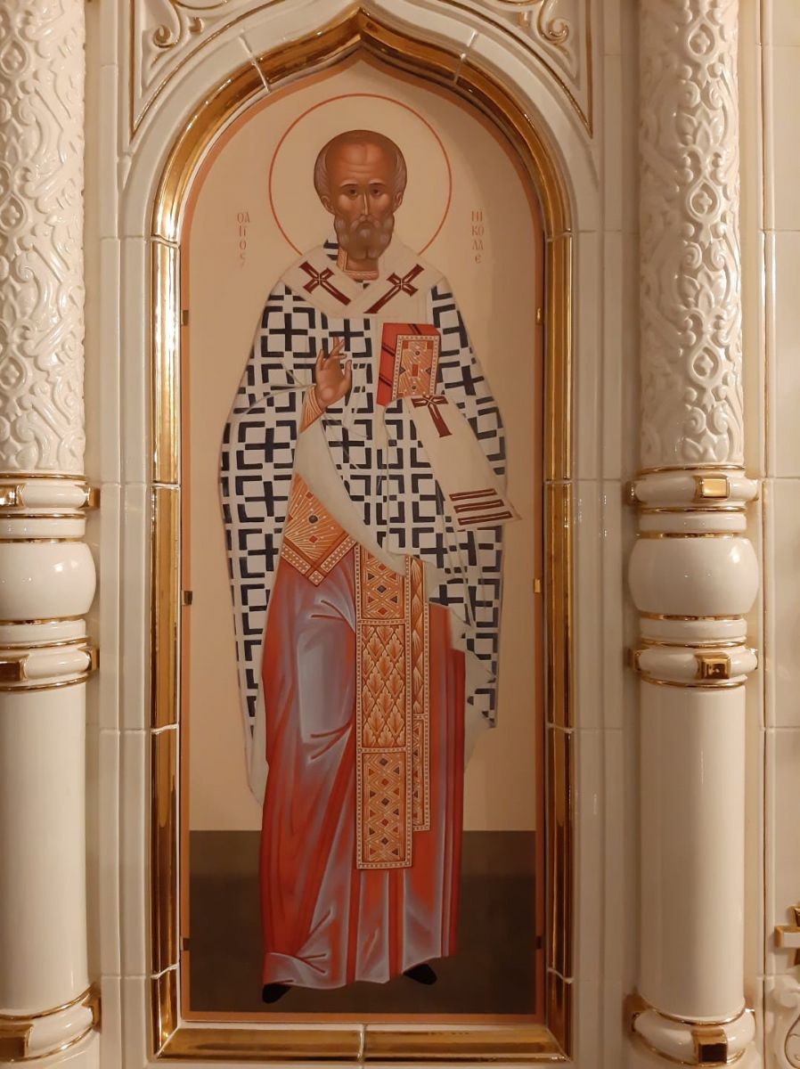 Божественная Литургия на марийском языке в день памяти святителя Николая Чудотворца.