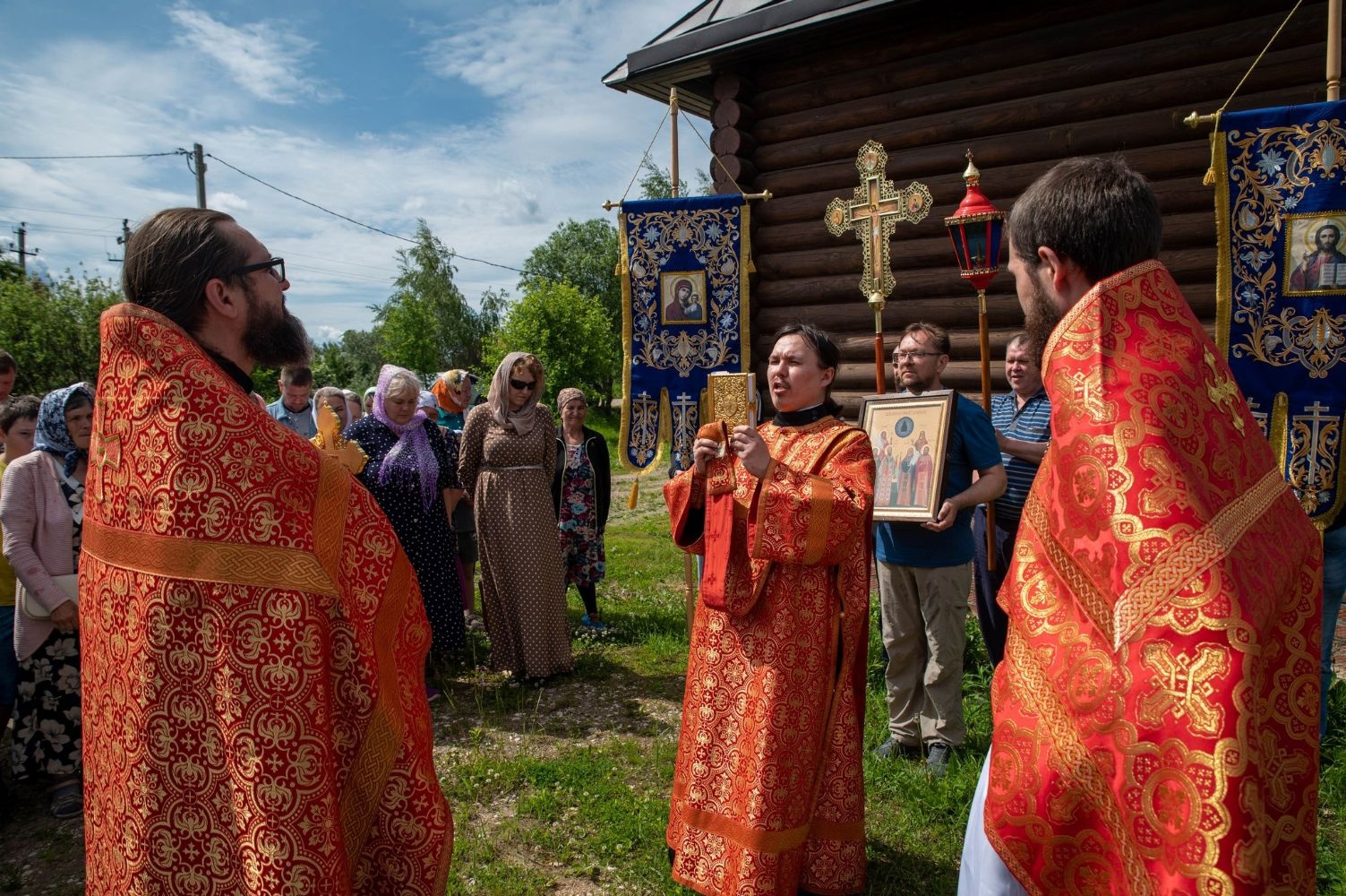 Миссионерская литургия в деревне Сидорово