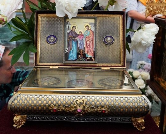 В Благовещенском Соборе совершаются молебны с акафистом Пресвятой Богородице