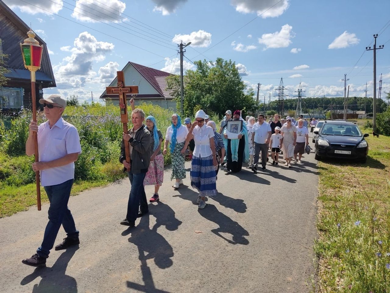 🆕 Продолжается крестный ход с Седмиезерной иконой Богородицы по Советскому району