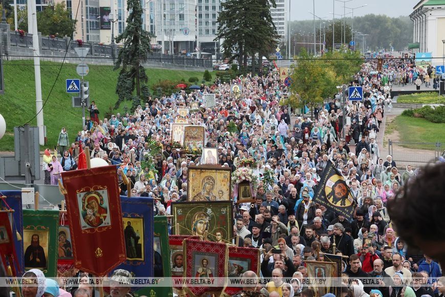 🆕 В день празднования 525-летия обретения Минской иконы Божией Матери в столице Белоруссии завершился IV Всебелорусский крестный ход