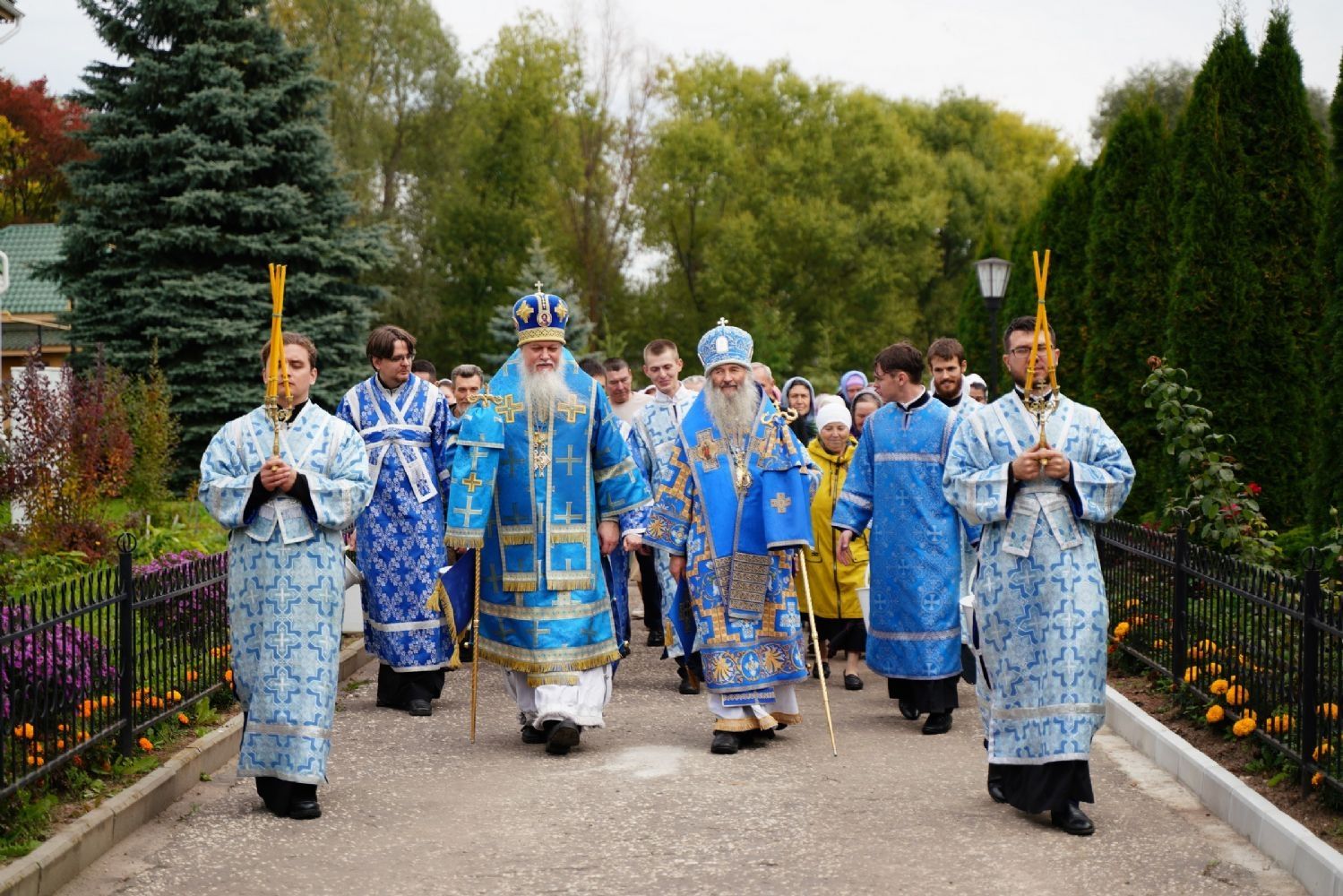 🆕 В день памяти священномучеников Марийских Литургию в Мироносицком монастыре возглавили два архиерея