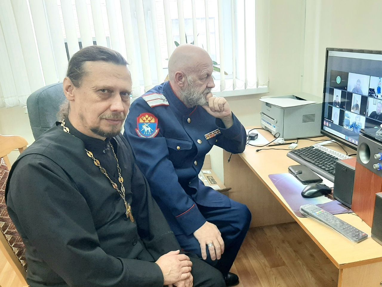 🆕 Представители Йошкар-Олинской епархии приняли участие в вебинаре «Взаимодействие Церкви и казачества в Волжском войсковом казачьем обществе»